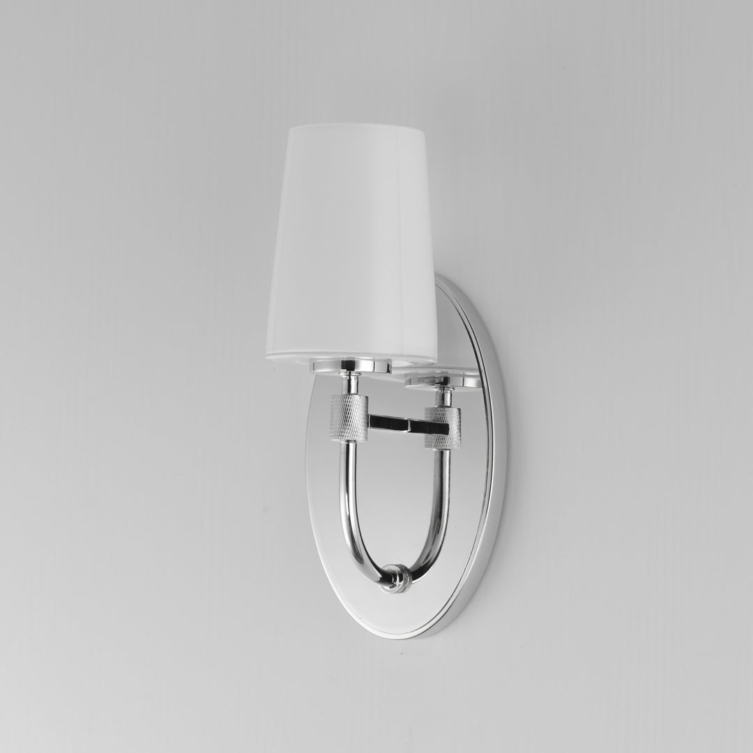 Durham Sconce White / Polished Chrome alternate view