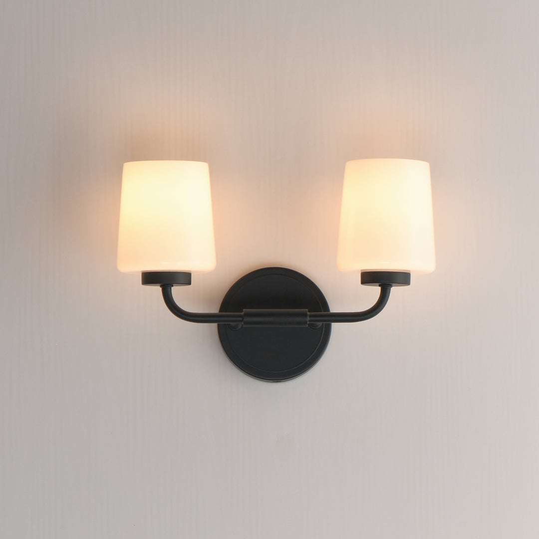 Durham Sconce White / Black alternate view