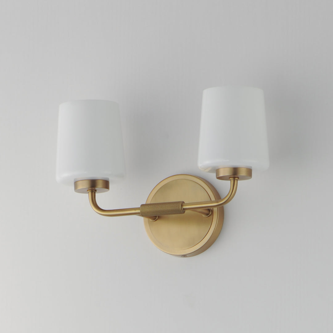 Durham Sconce White / Natural Aged Brass alternate view