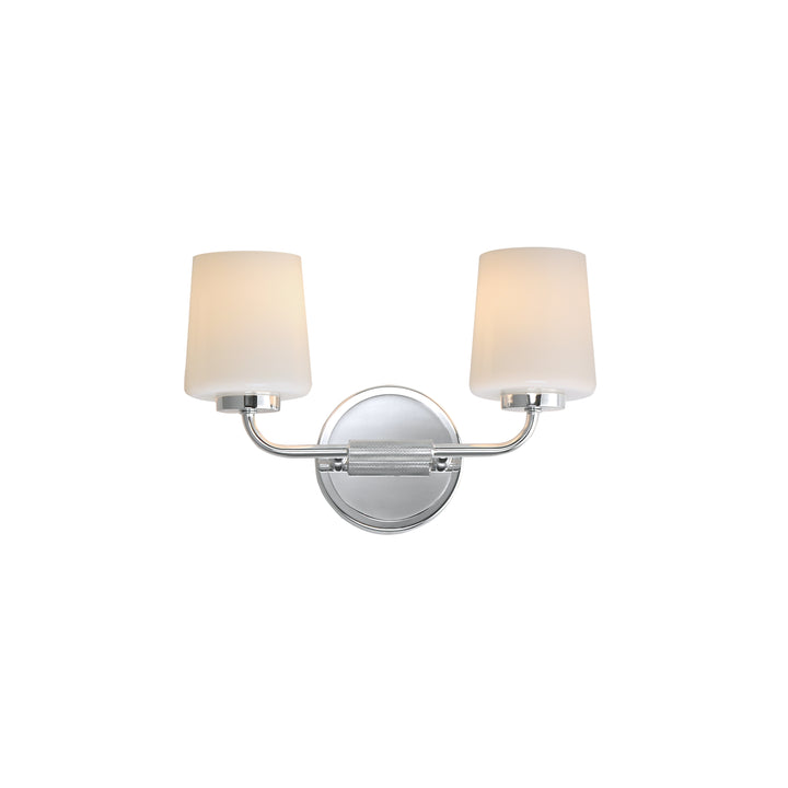 Durham Sconce White / Polished Chrome