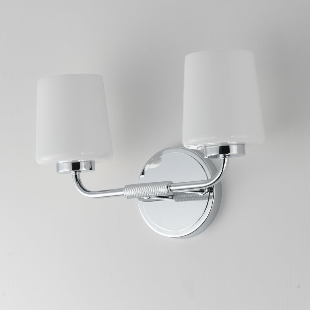 Durham Sconce White / Polished Chrome alternate view