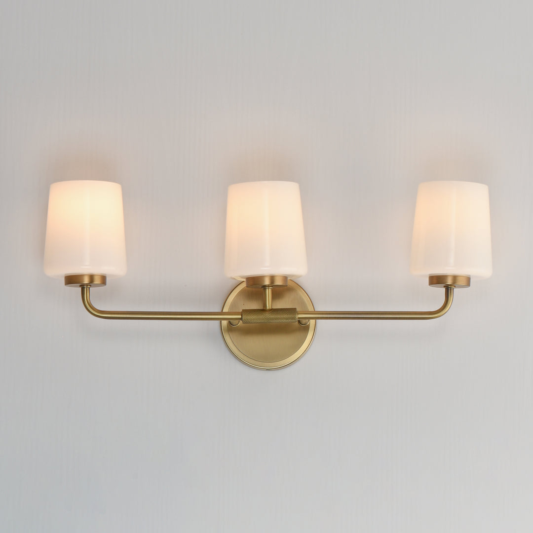 Durham Bath Vanity White / Natural Aged Brass alternate view