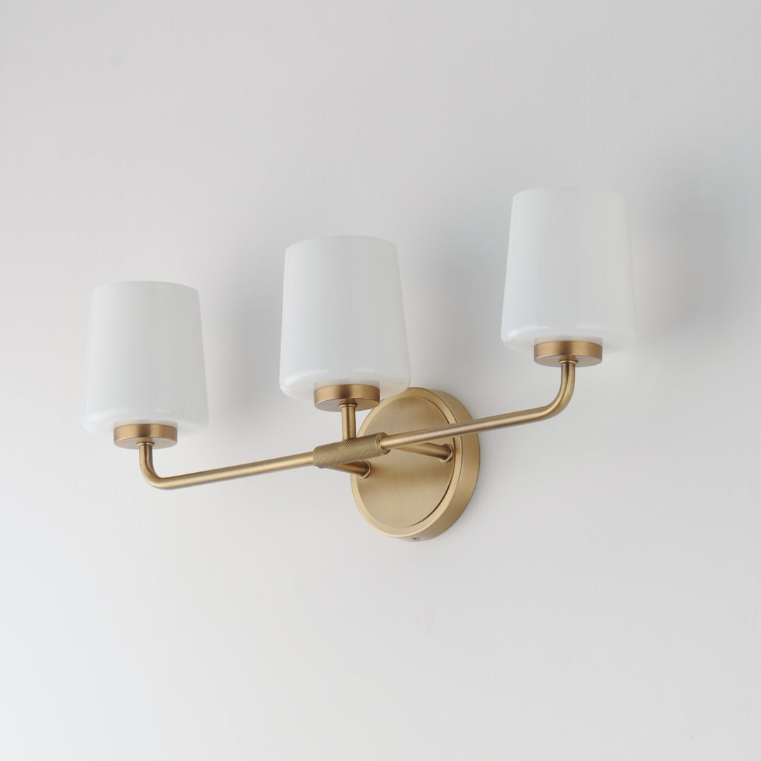 Durham Bath Vanity White / Natural Aged Brass alternate view