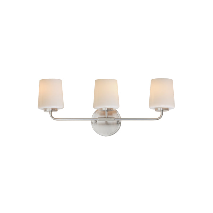 Durham Bath Vanity White / Satin Nickel