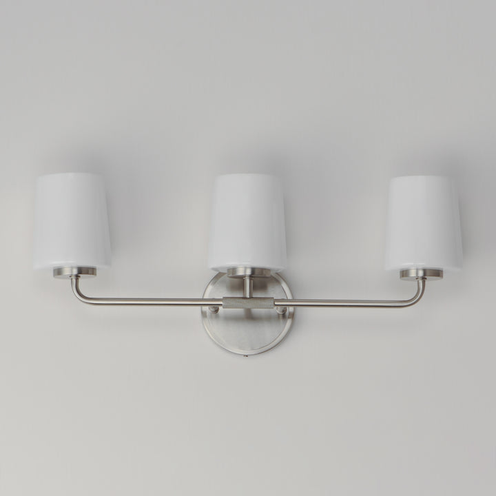 Durham Bath Vanity White / Satin Nickel alternate view