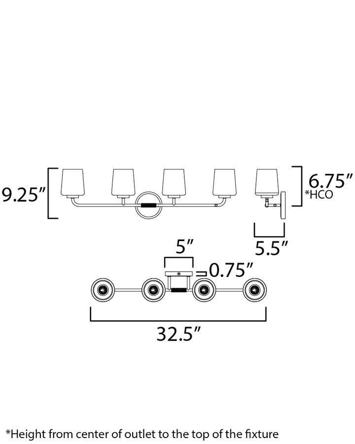 Durham Bath Vanity dimensions diagram