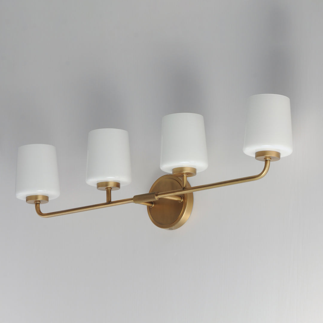 Durham Bath Vanity White / Natural Aged Brass alternate view