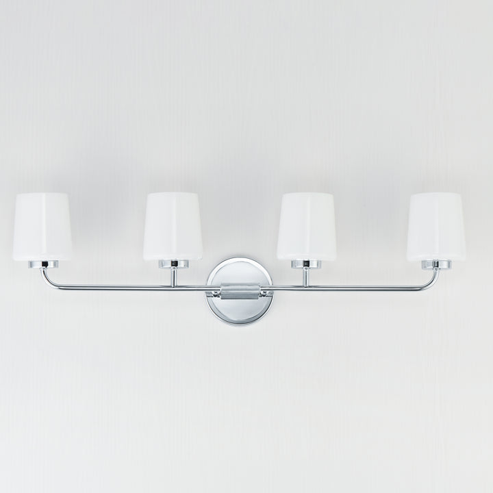 Durham Bath Vanity White / Polished Chrome alternate view