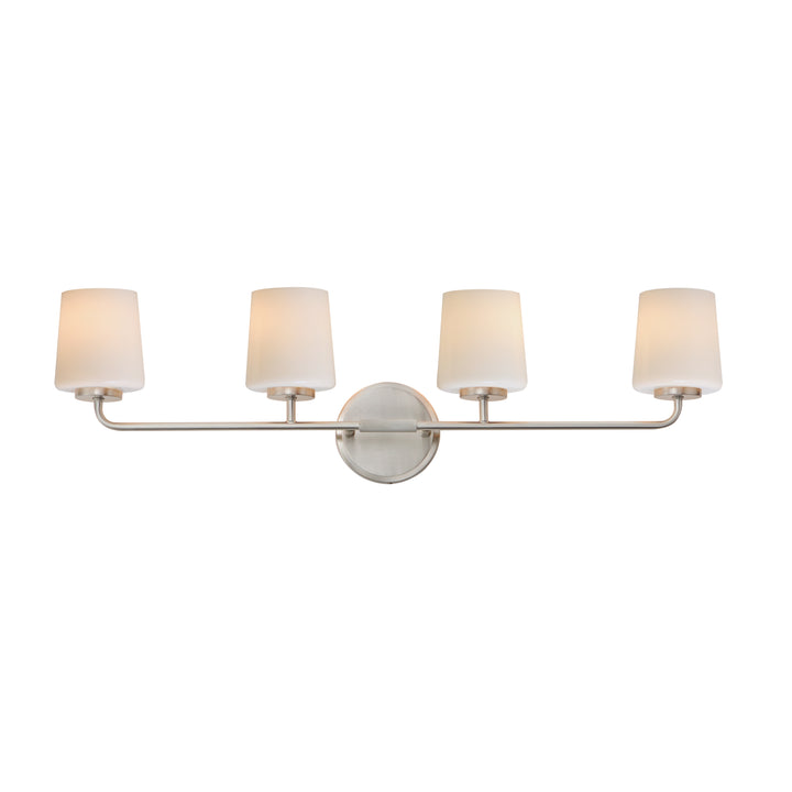 Durham Bath Vanity White / Satin Nickel