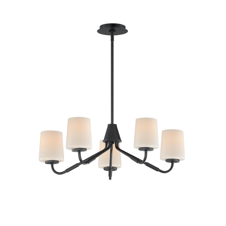 Durham Chandelier White / Black