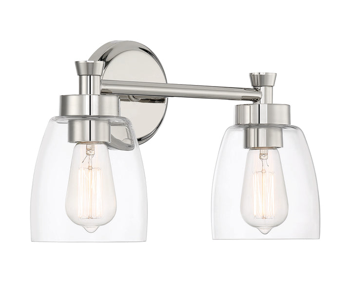 Henning Vanity Light in Polished Nickel by Craftmade