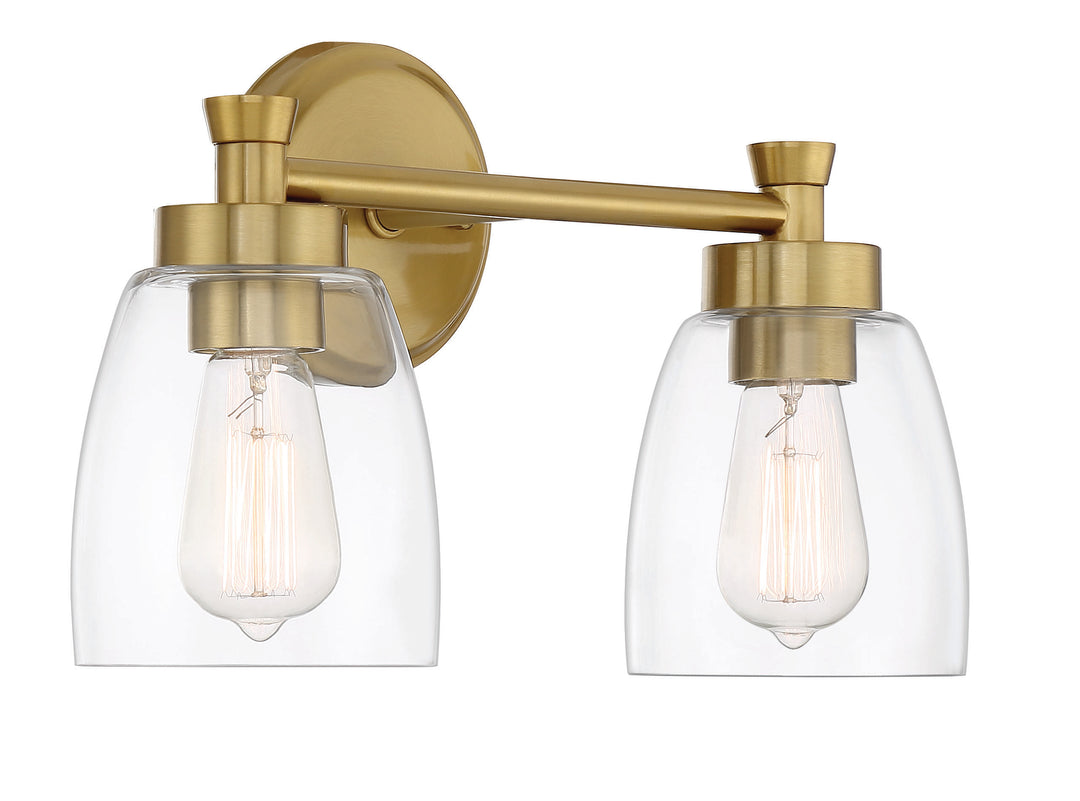 Henning Vanity Light in Satin Brass by Craftmade