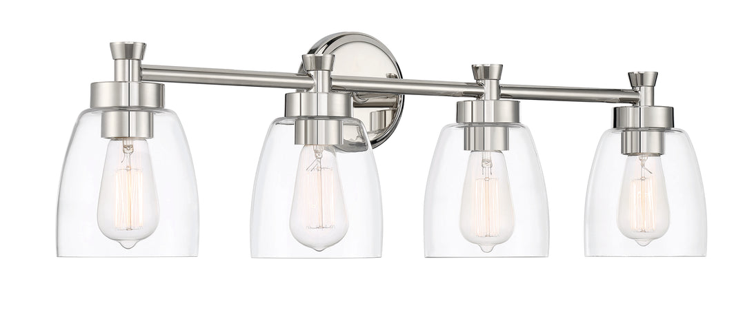 Henning Vanity Light in Polished Nickel by Craftmade