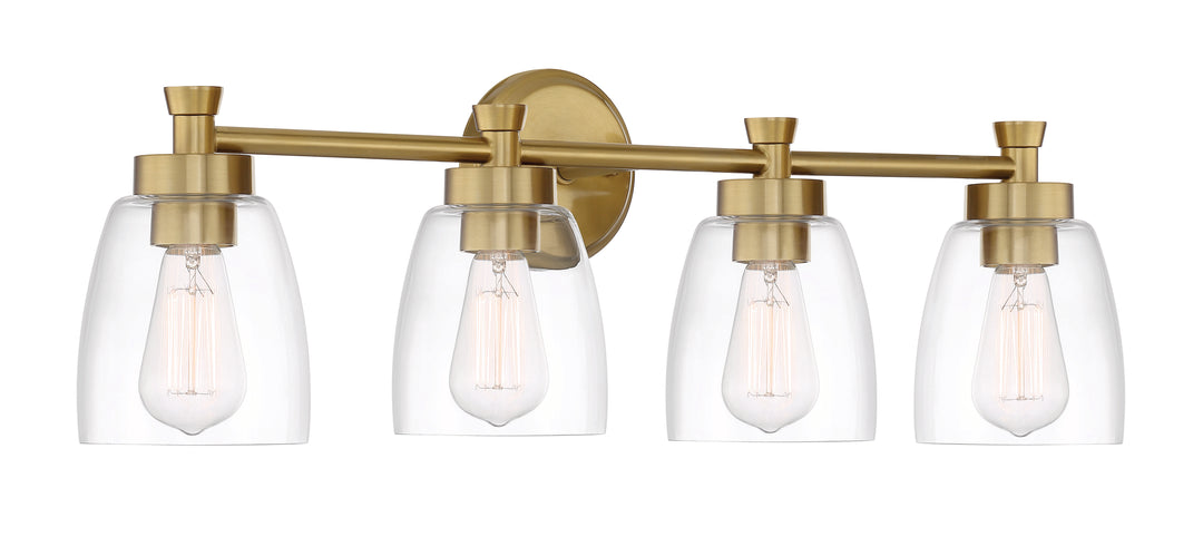 Henning Vanity Light in Satin Brass by Craftmade