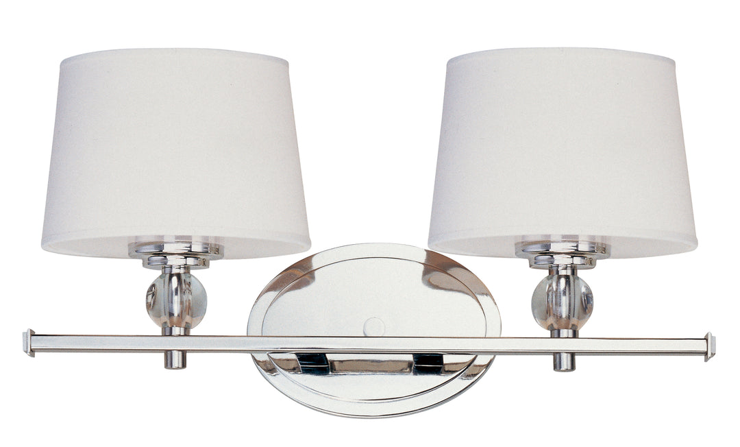 Rondo 2-Light Bath Vanity, 16.75" 2 Light, by Maxim Lighting