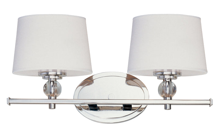 Rondo 2-Light Bath Vanity, 16.75" 2 Light, by Maxim Lighting