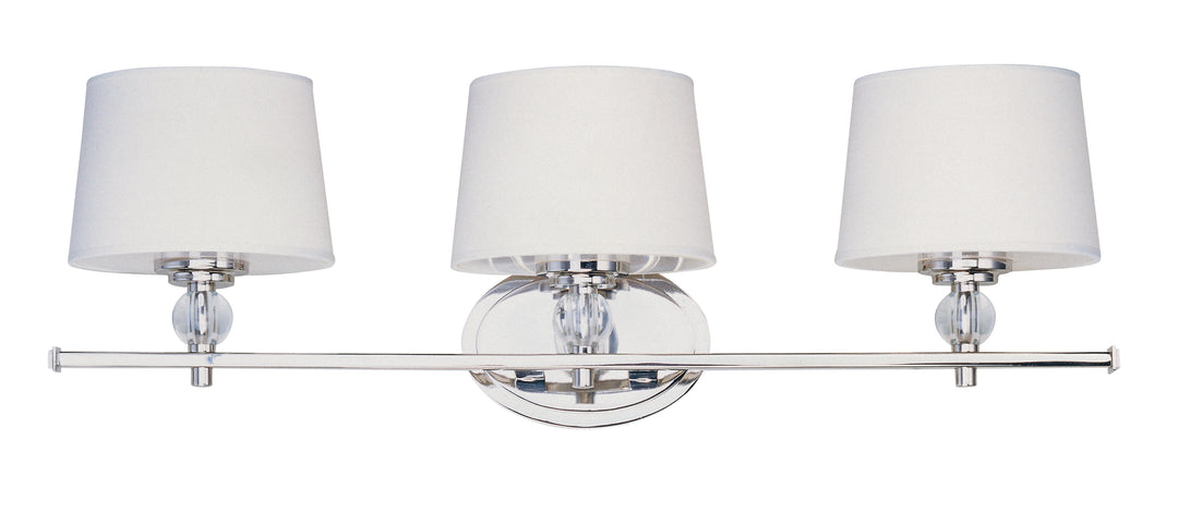 Rondo Bath Vanity White / Polished Nickel