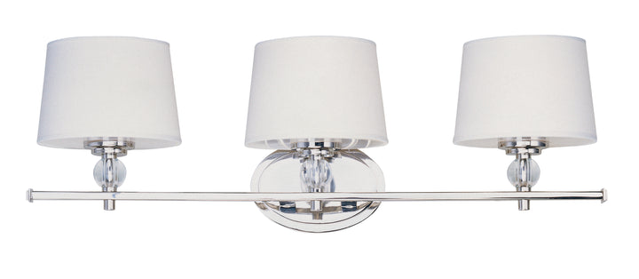 Rondo Bath Vanity White / Polished Nickel