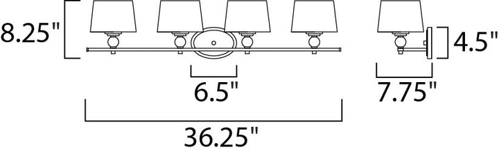 Rondo Bath Vanity dimensions diagram