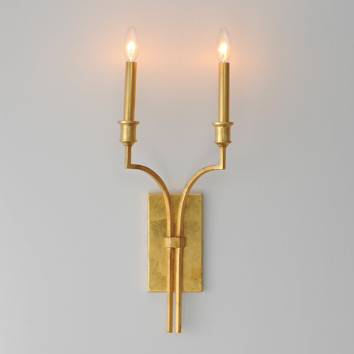 Normandy Sconce Gold Leaf alternate view