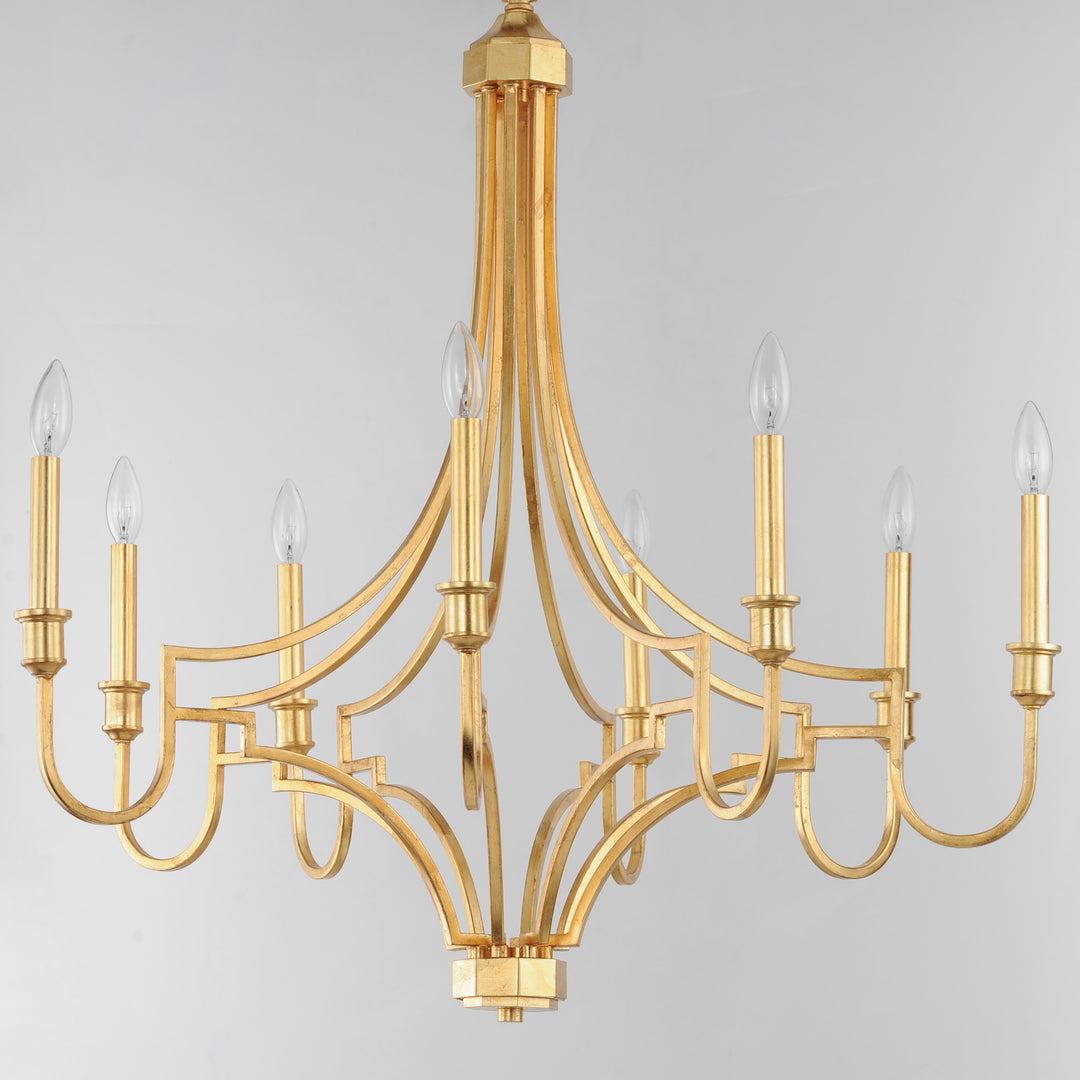 Normandy Chandelier Gold Leaf alternate view