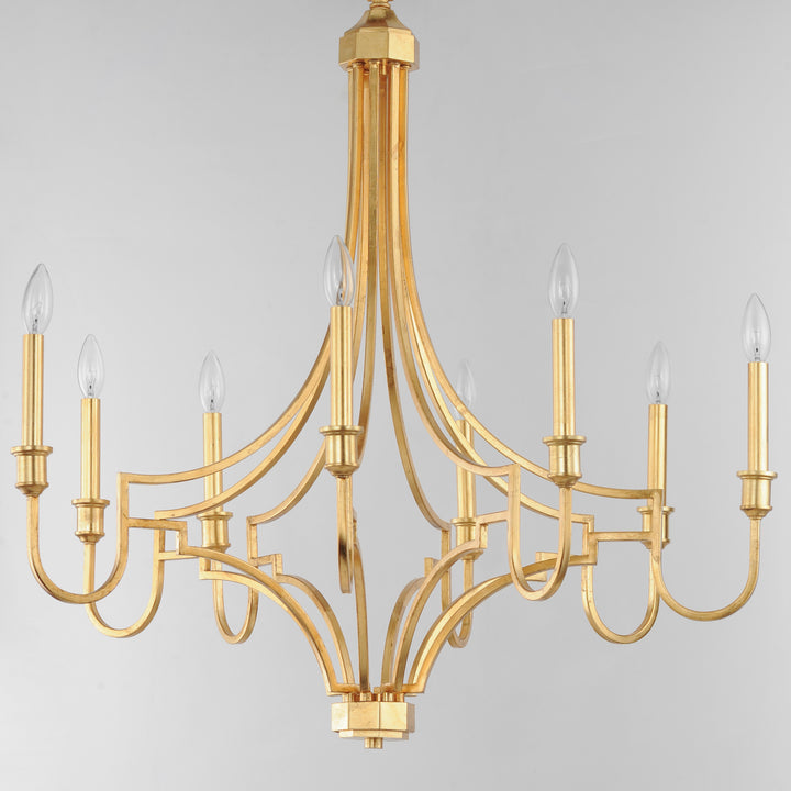 Normandy Chandelier Gold Leaf alternate view