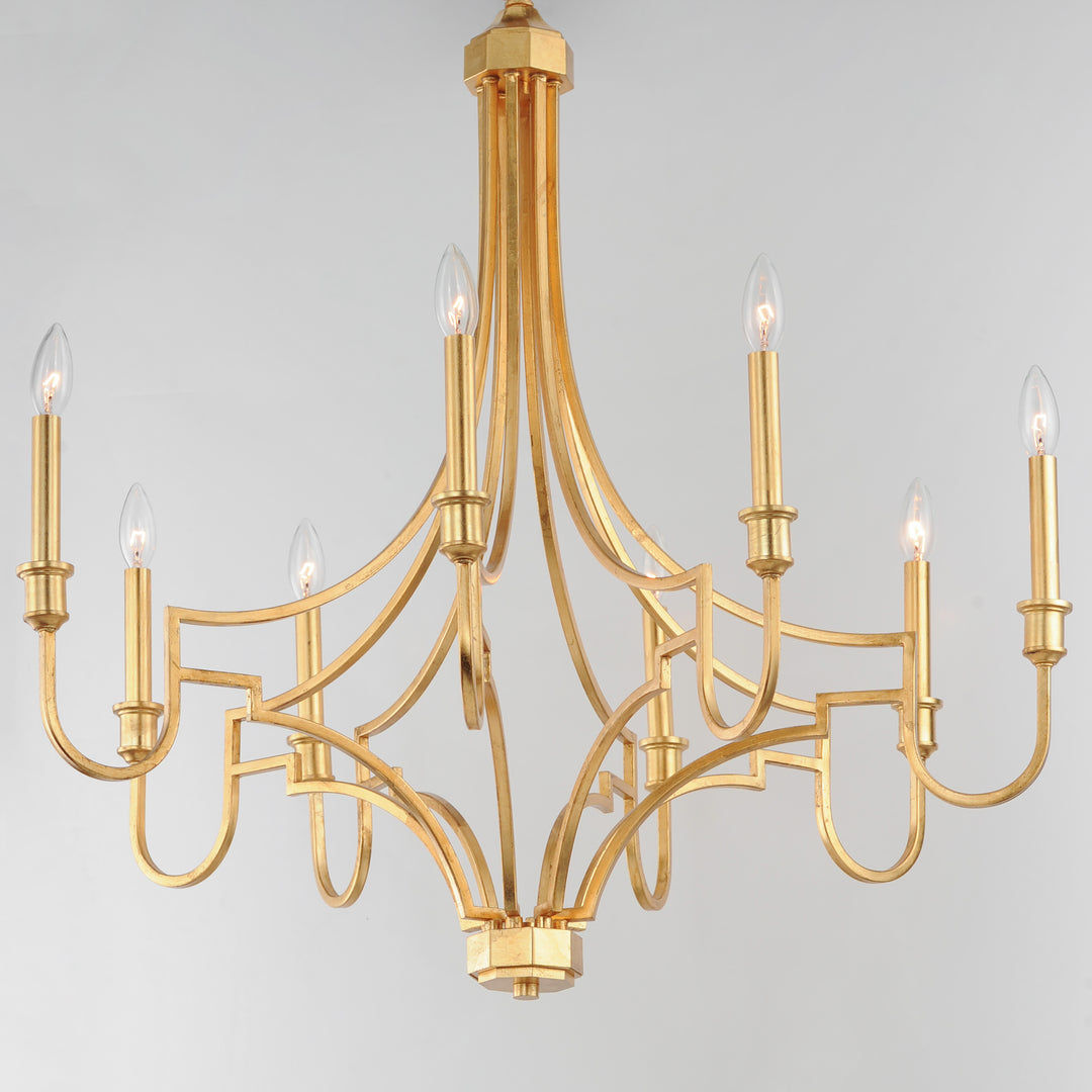 Normandy Chandelier Gold Leaf alternate view