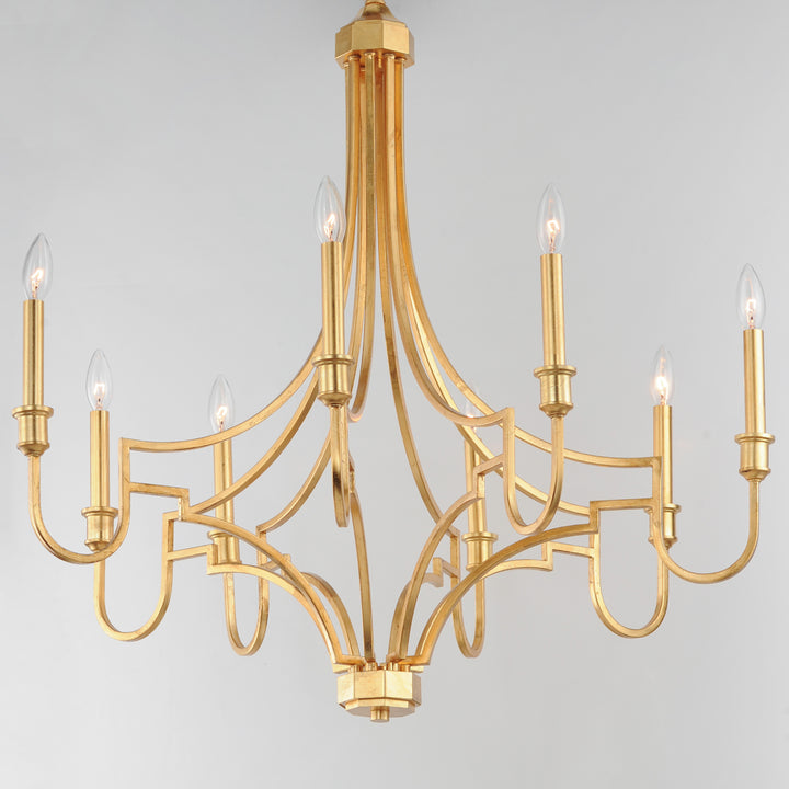 Normandy Chandelier Gold Leaf alternate view