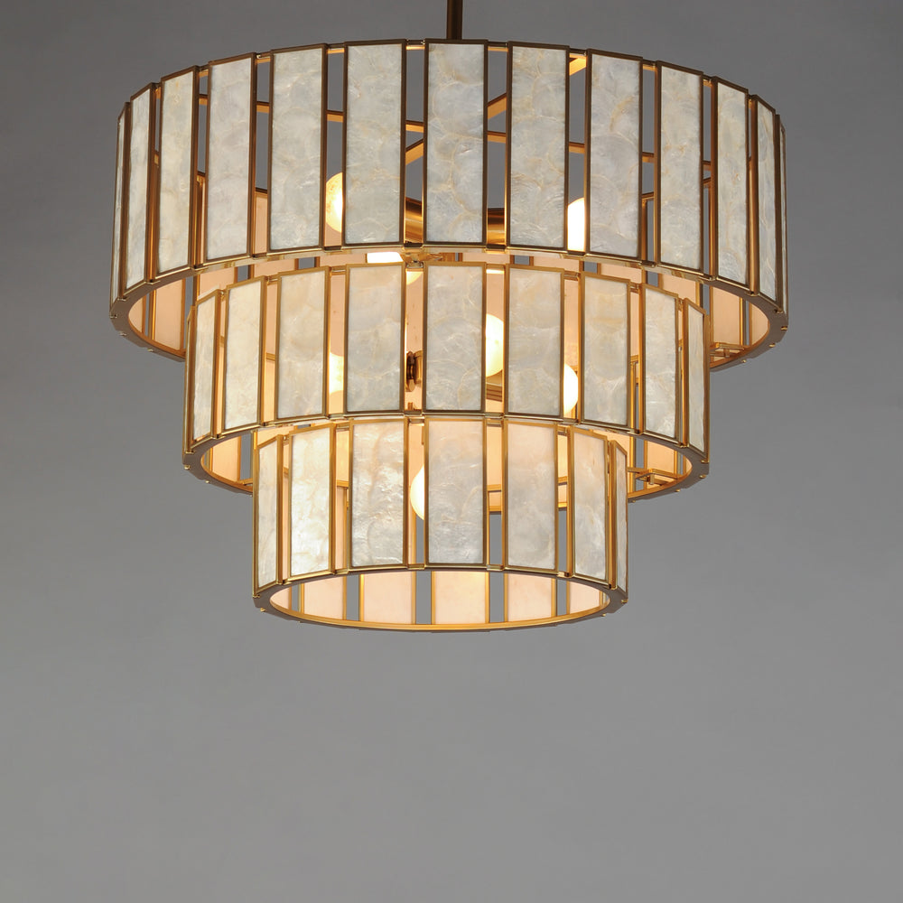Miramar 7-Light Chandelier CZNAB alternate view