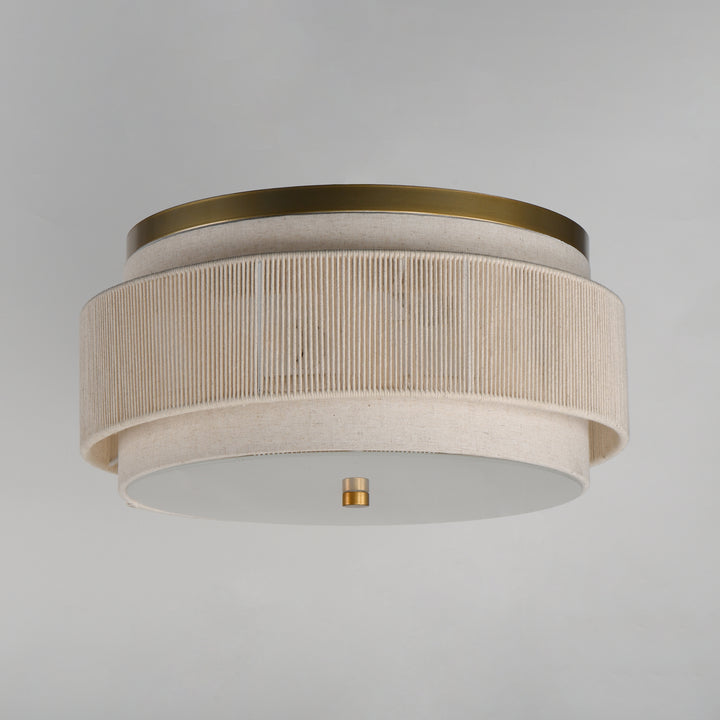 Seacliff 2-Light Flush Mount Natural Aged Brass alternate view