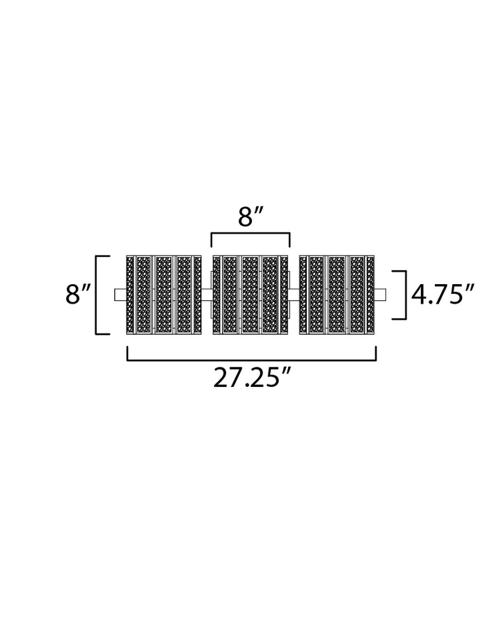 Seacliff Pendant dimensions diagram