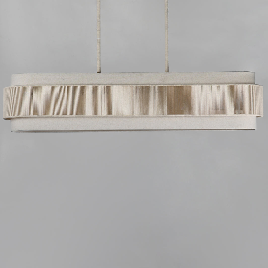 Seacliff 5-Light Linear Chandelier Natural Aged Brass alternate view