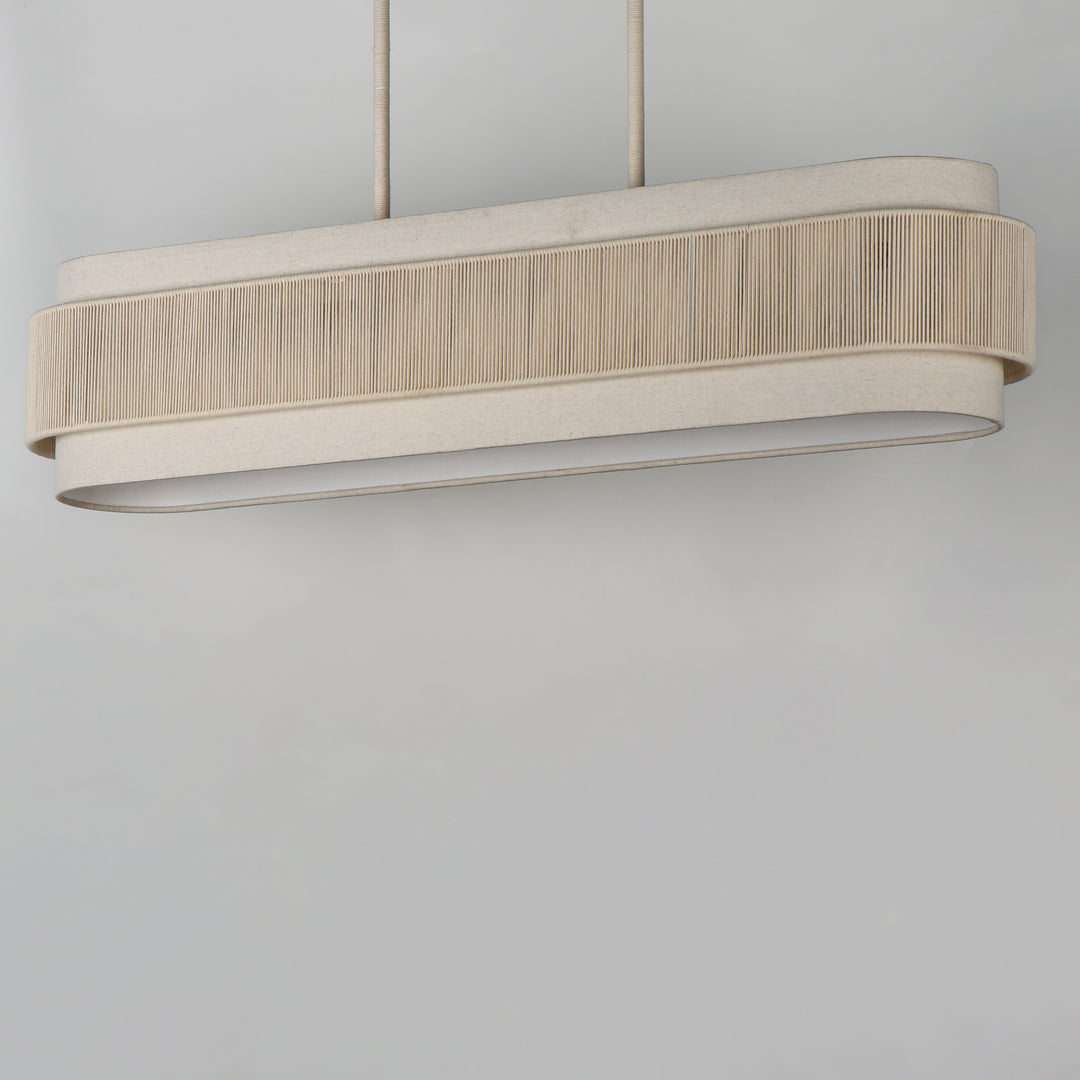 Seacliff 5-Light Linear Chandelier Natural Aged Brass alternate view