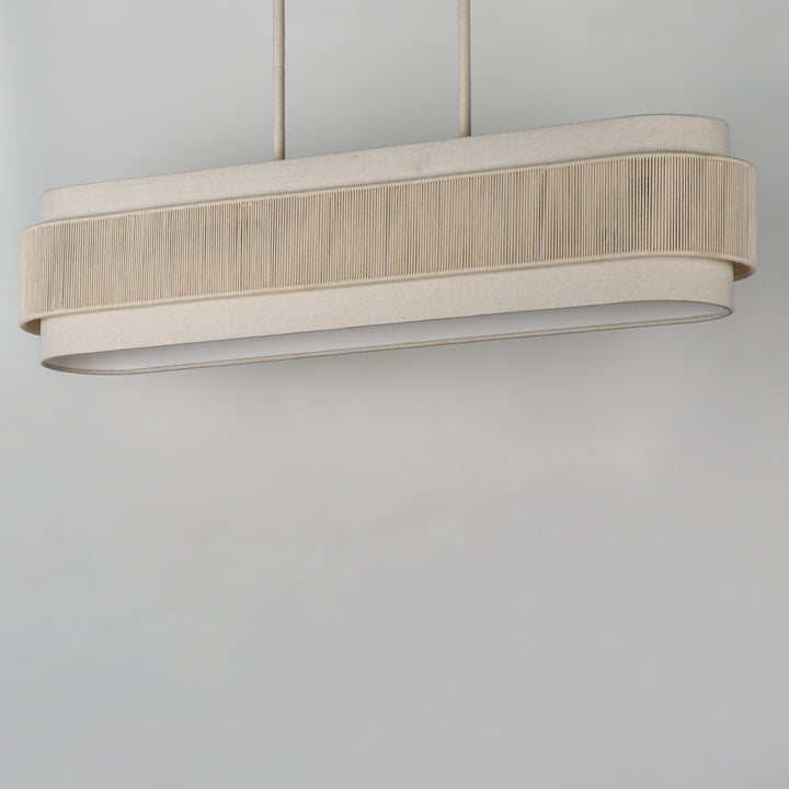 Seacliff 5-Light Linear Chandelier Natural Aged Brass alternate view