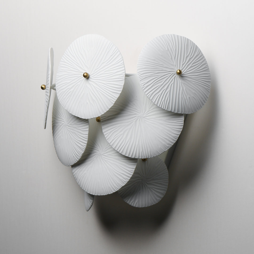 Isla 1-Light Sconce White / Natural Aged Brass alternate view