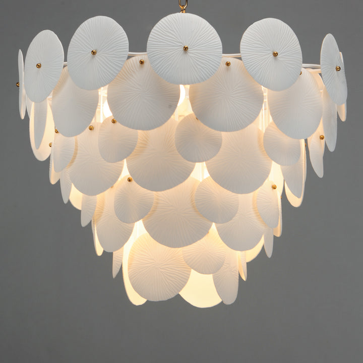 Isla Pendant White / Natural Aged Brass alternate view