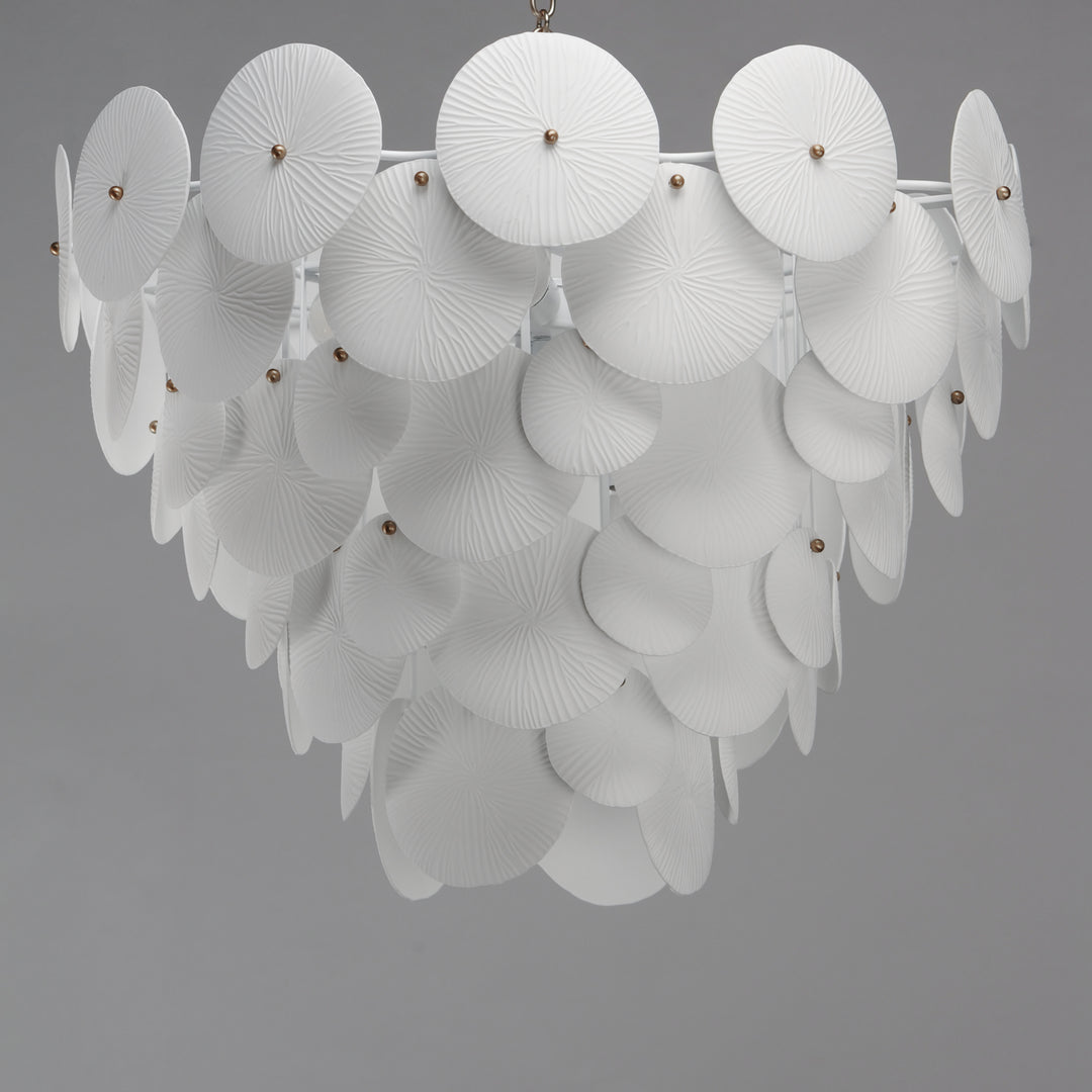 Isla Pendant White / Natural Aged Brass alternate view
