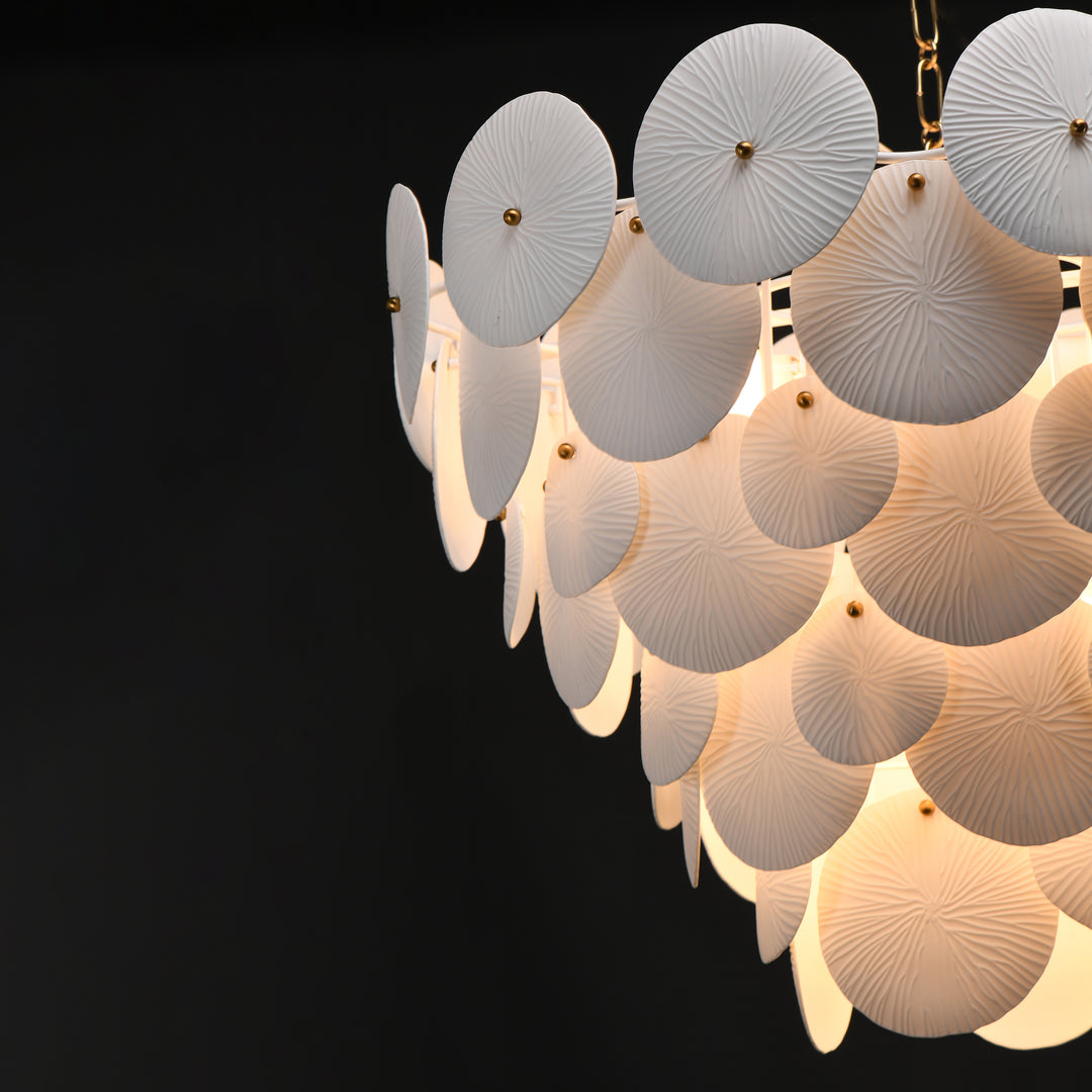 Isla Pendant White / Natural Aged Brass alternate view