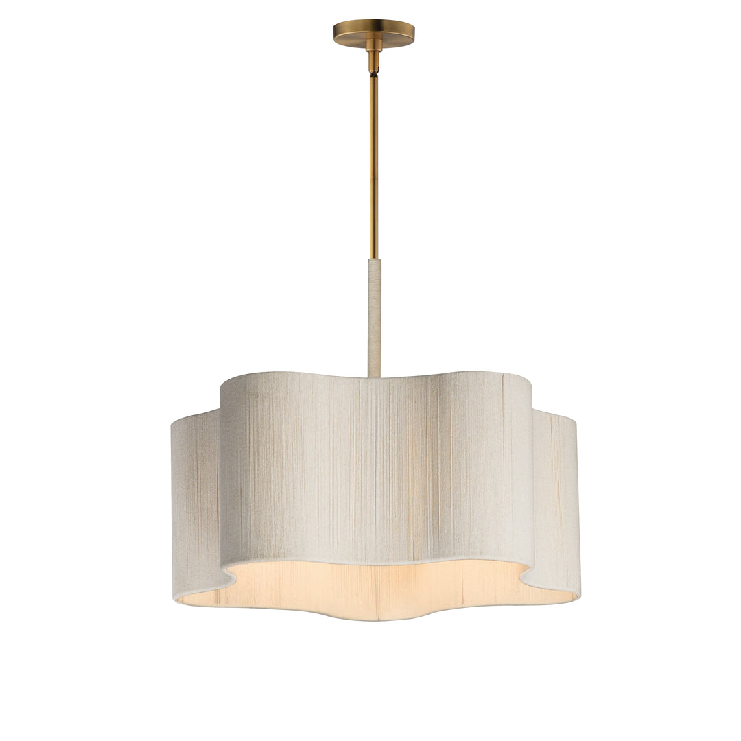 Corsica Pendant Natural Aged Brass