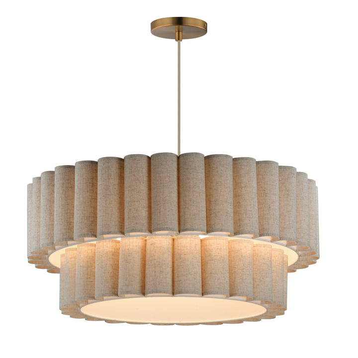 Penelope Pendant Natural Aged Brass