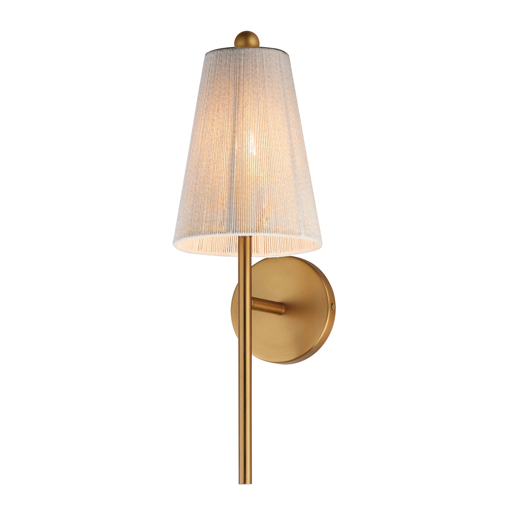Valette 1-Light Wall Sconce Natural Aged Brass