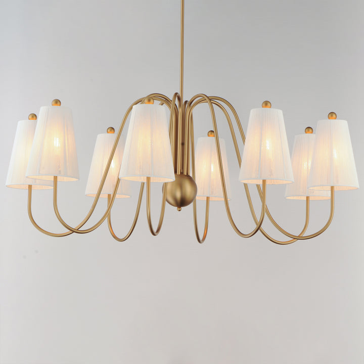Valette Chandelier Natural Aged Brass alternate view