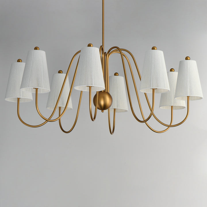 Valette Chandelier Natural Aged Brass alternate view