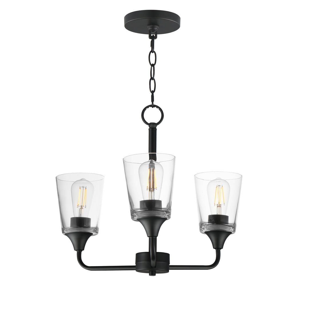 Hudson Chandelier Black (CLBK)