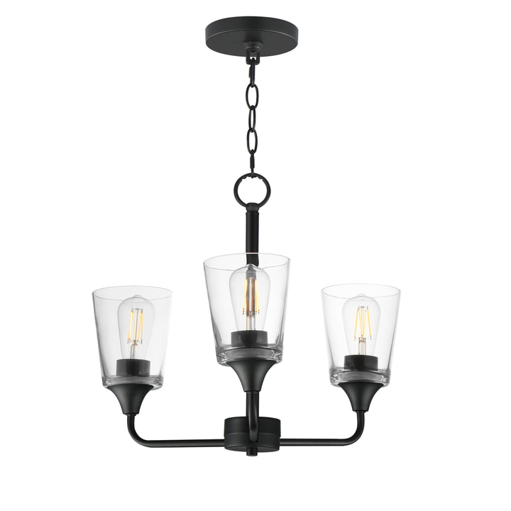 Hudson Chandelier Black (CLBK)