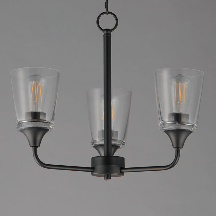 Hudson Chandelier Black (CLBK) alternate view