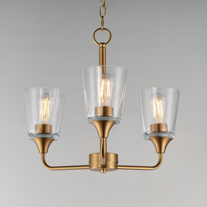Hudson Chandelier Natural Aged Brass (CLNAB) alternate view