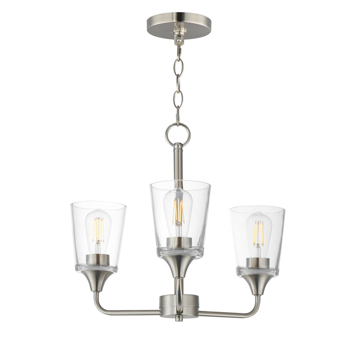Hudson Chandelier Satin Nickel (CLSN)