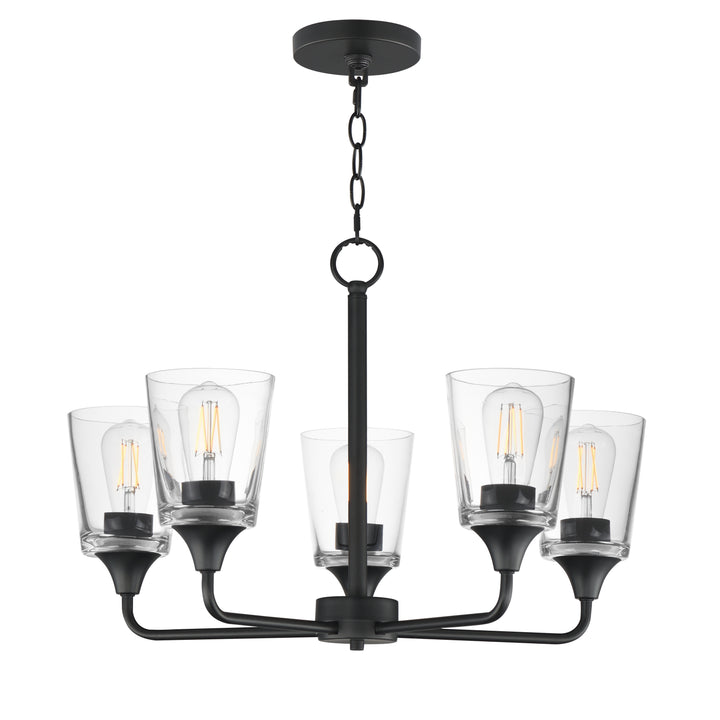 Hudson Chandelier Black (CLBK)
