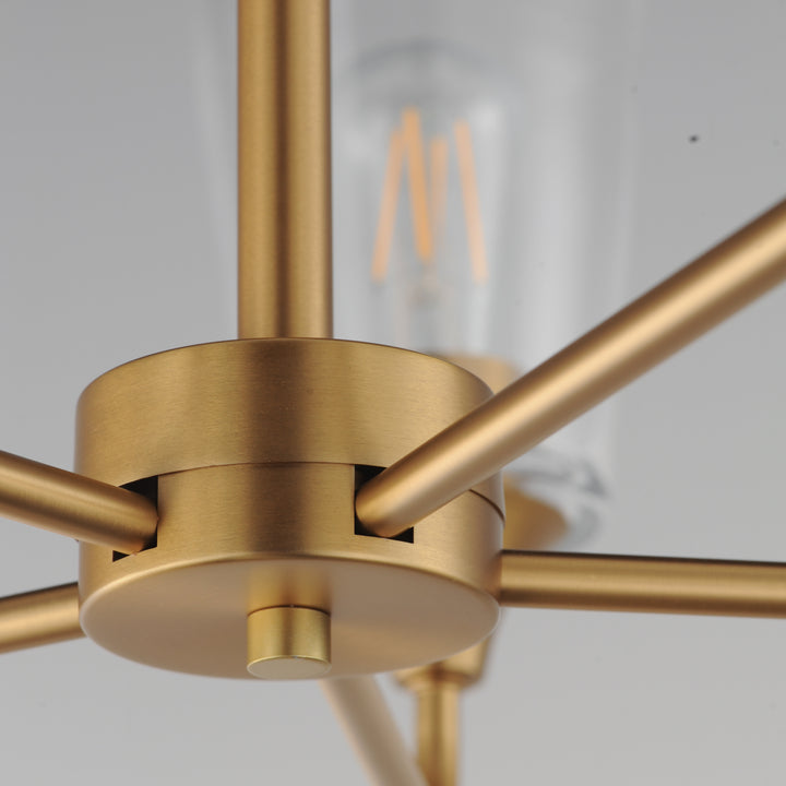 Hudson Chandelier Natural Aged Brass (CLNAB) alternate view